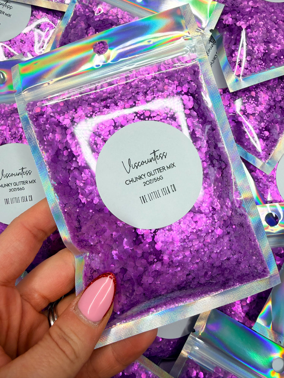 Whimsical Rainbow Chunky Glitter Bundle - 9x 2oz/56g Packs
