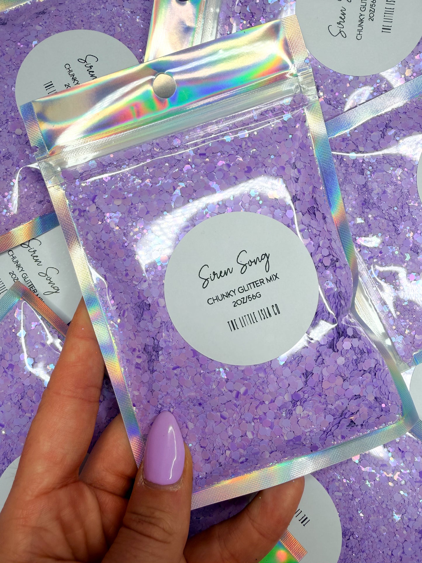 Soft Pastels Series Chunky Glitter Bundle - 6x 2oz/56g Packs