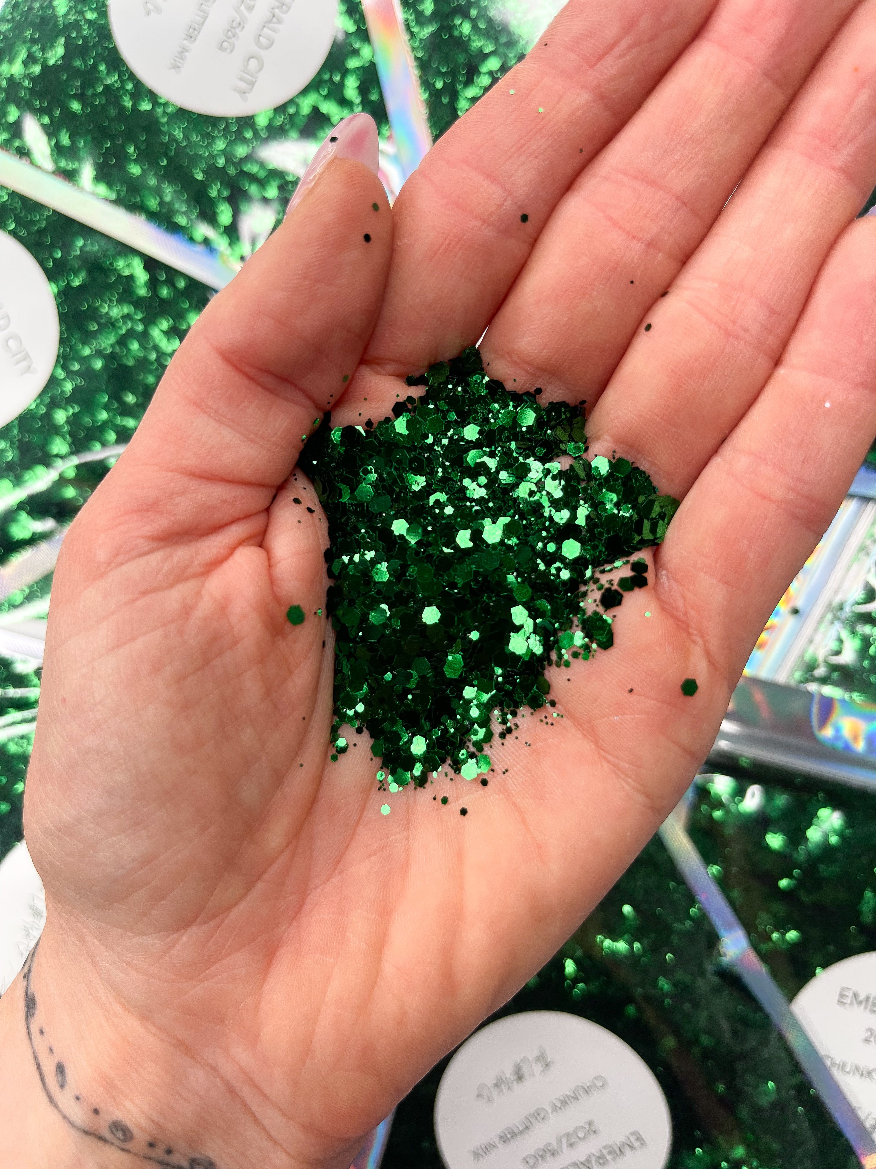 Emerald City - Chunky Glitter Mix - 2oz/56g Pack