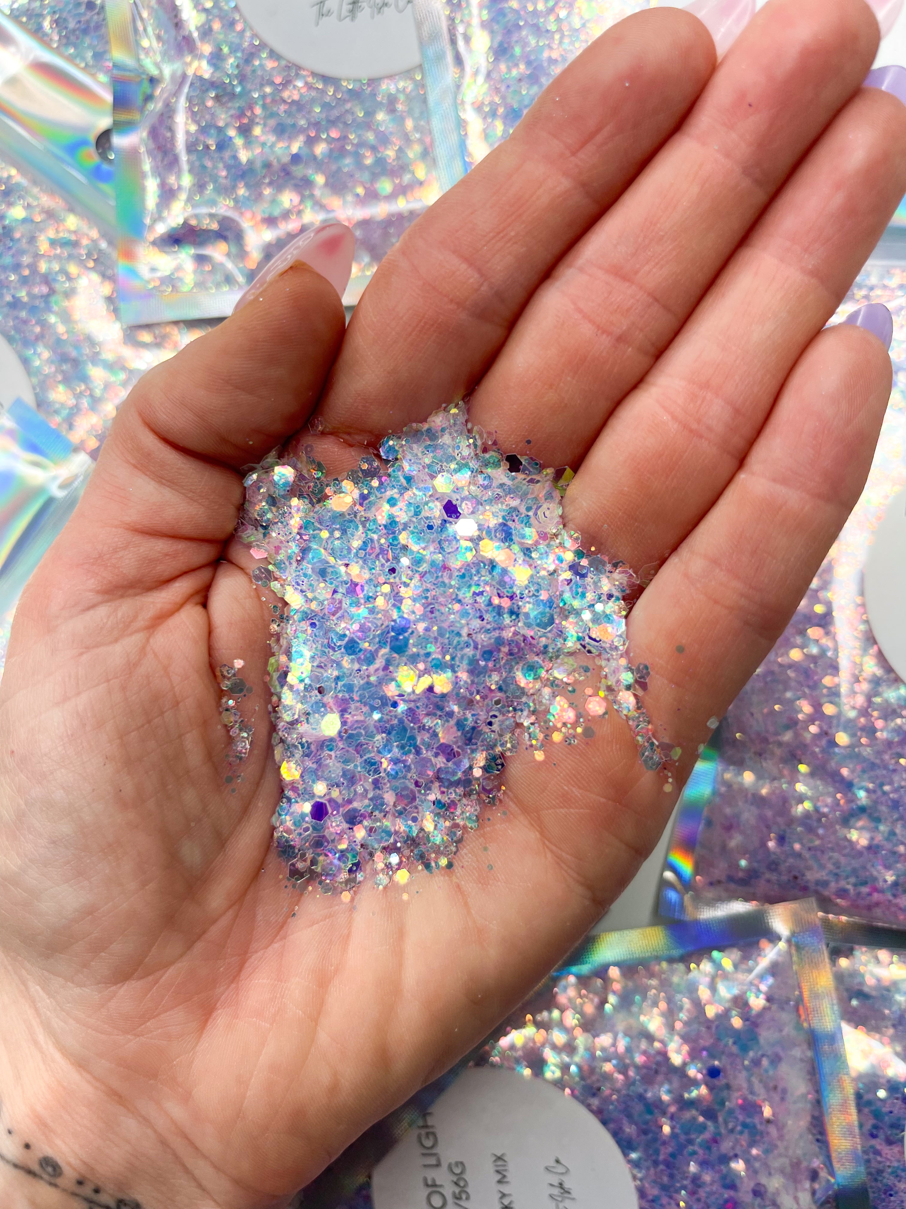 Flashes of Light - Opalite Chunky Glitter Mix - 2oz/56g Pack