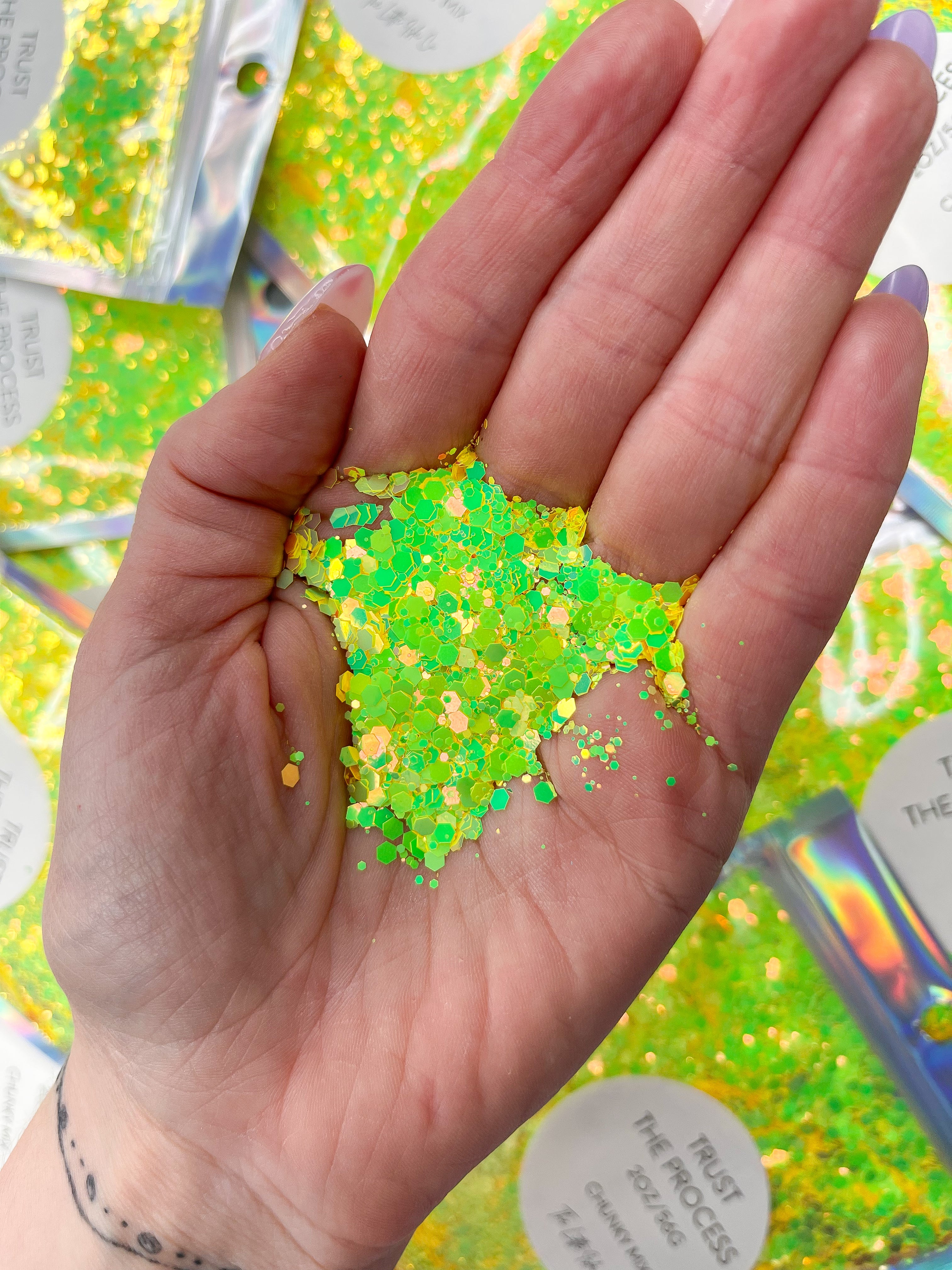 Trust the Process - Chunky Glitter Mix - 2oz/56g Pack