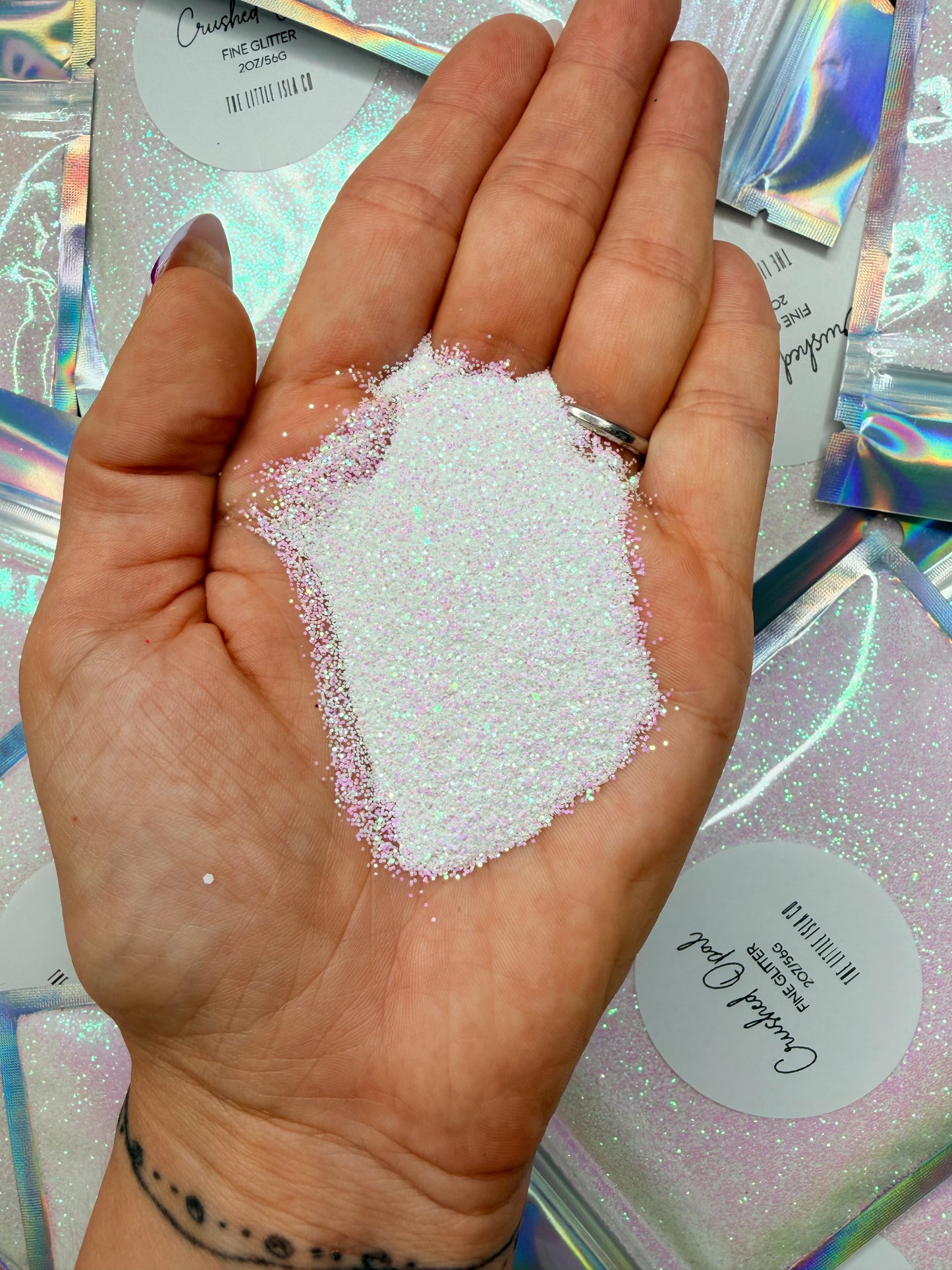 Crushed Opal - Fine Glitter - 2oz/56g Pack