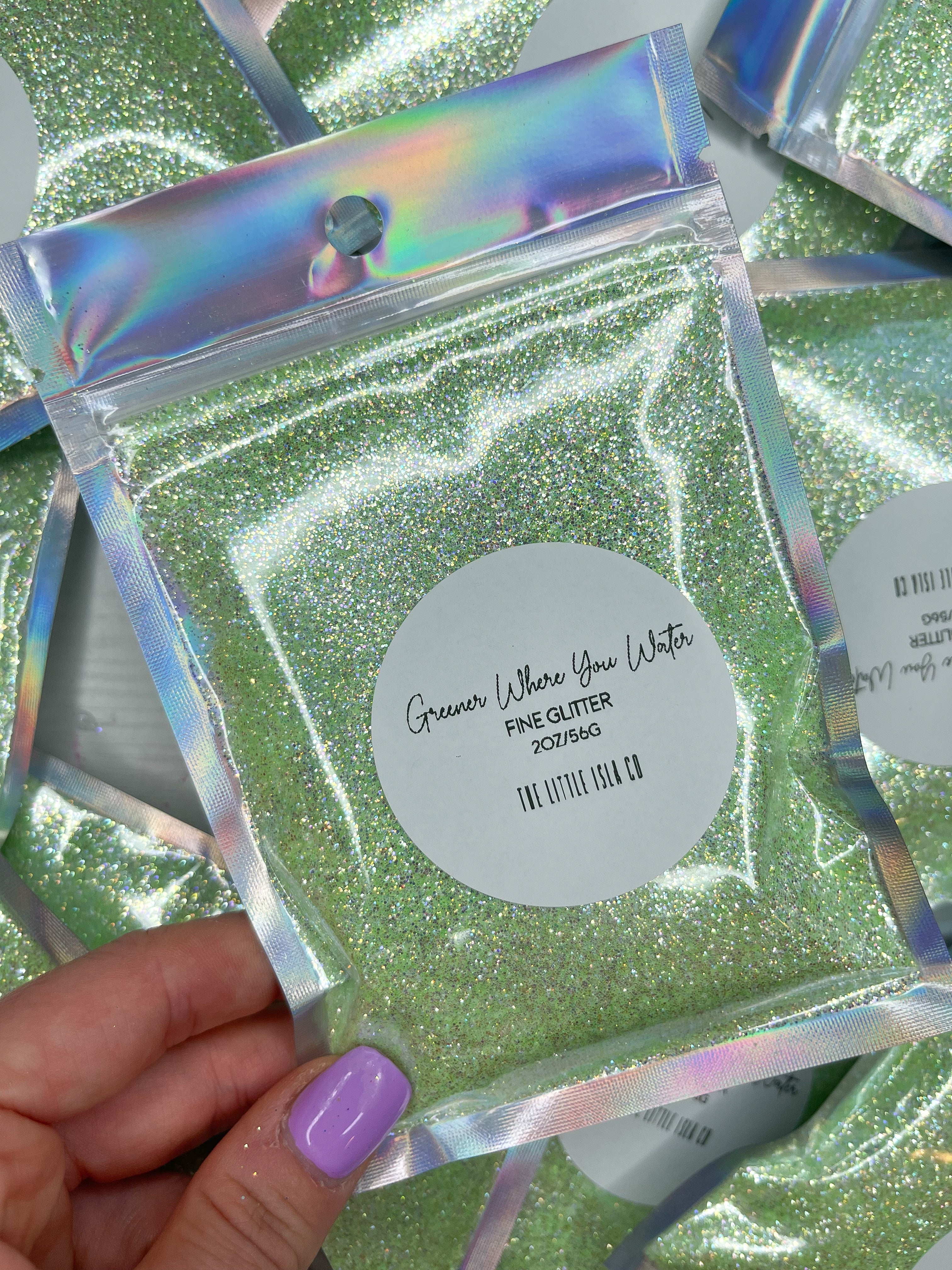 Pastel Rainbow Fine Glitter Bundle - 8x 2oz/56g Packs