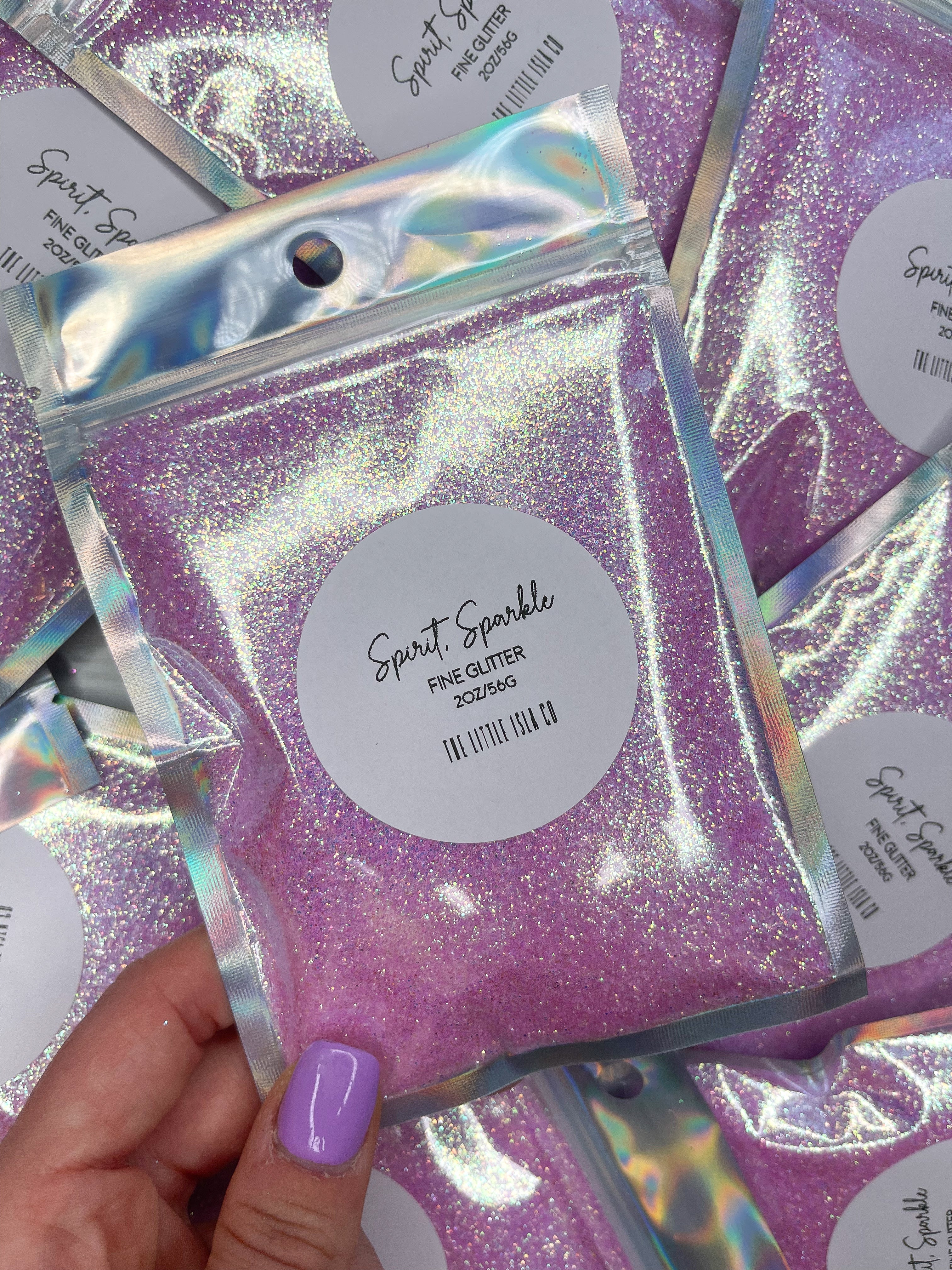 Pastel Rainbow Fine Glitter Bundle - 8x 2oz/56g Packs