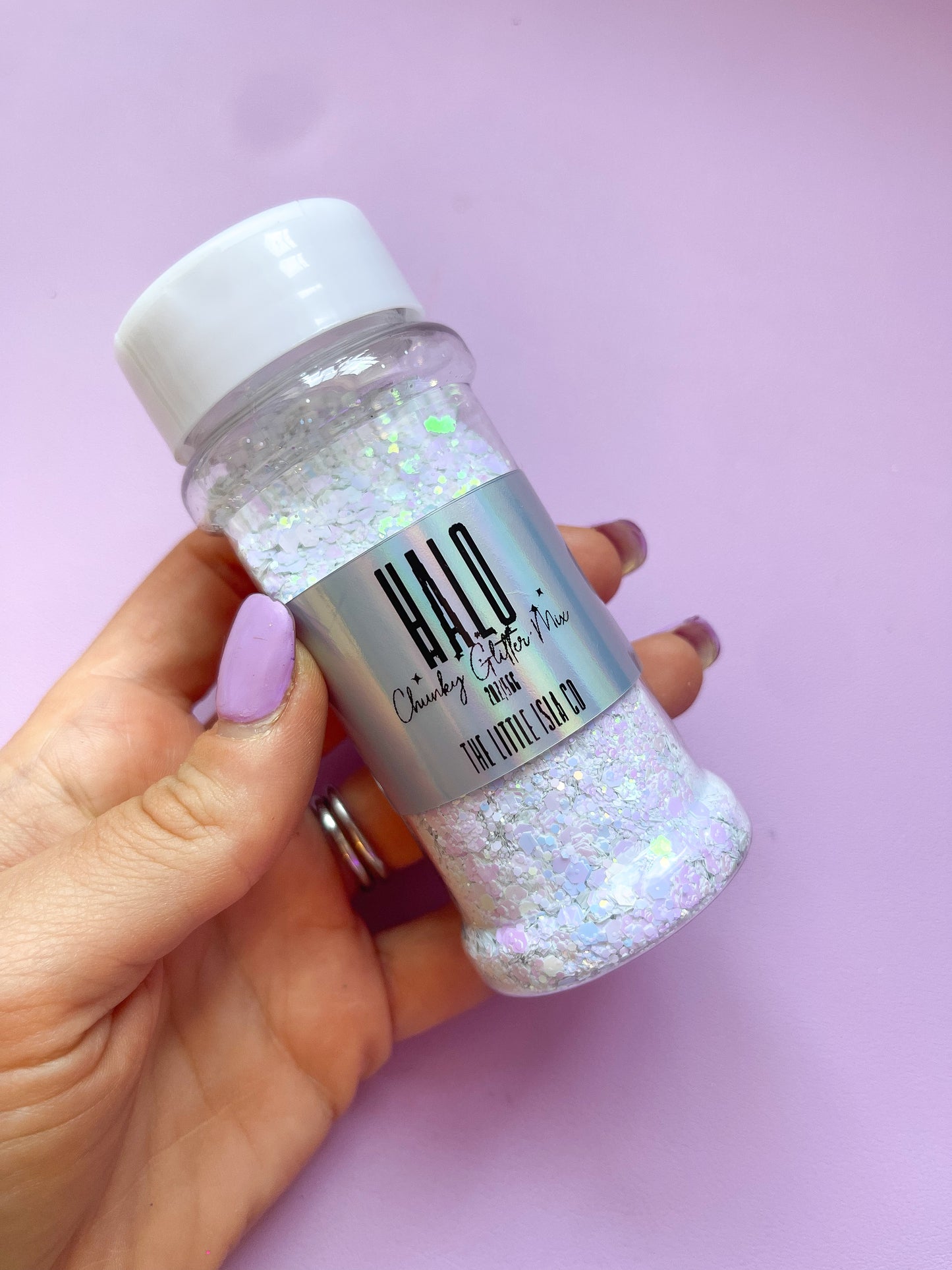 Empty Glitter Jar LABELS