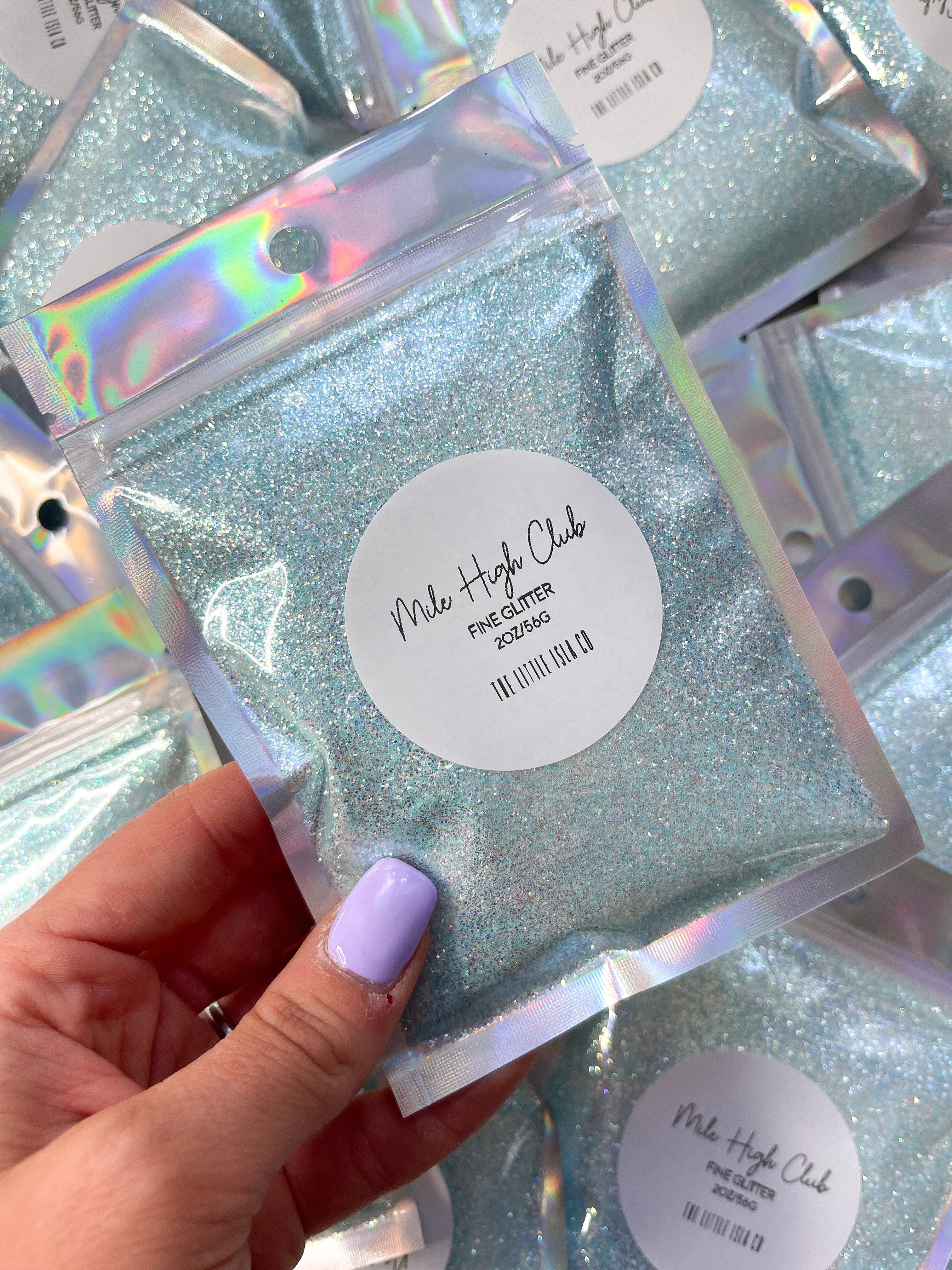 Pastel Rainbow Fine Glitter Bundle - 8x 2oz/56g Packs