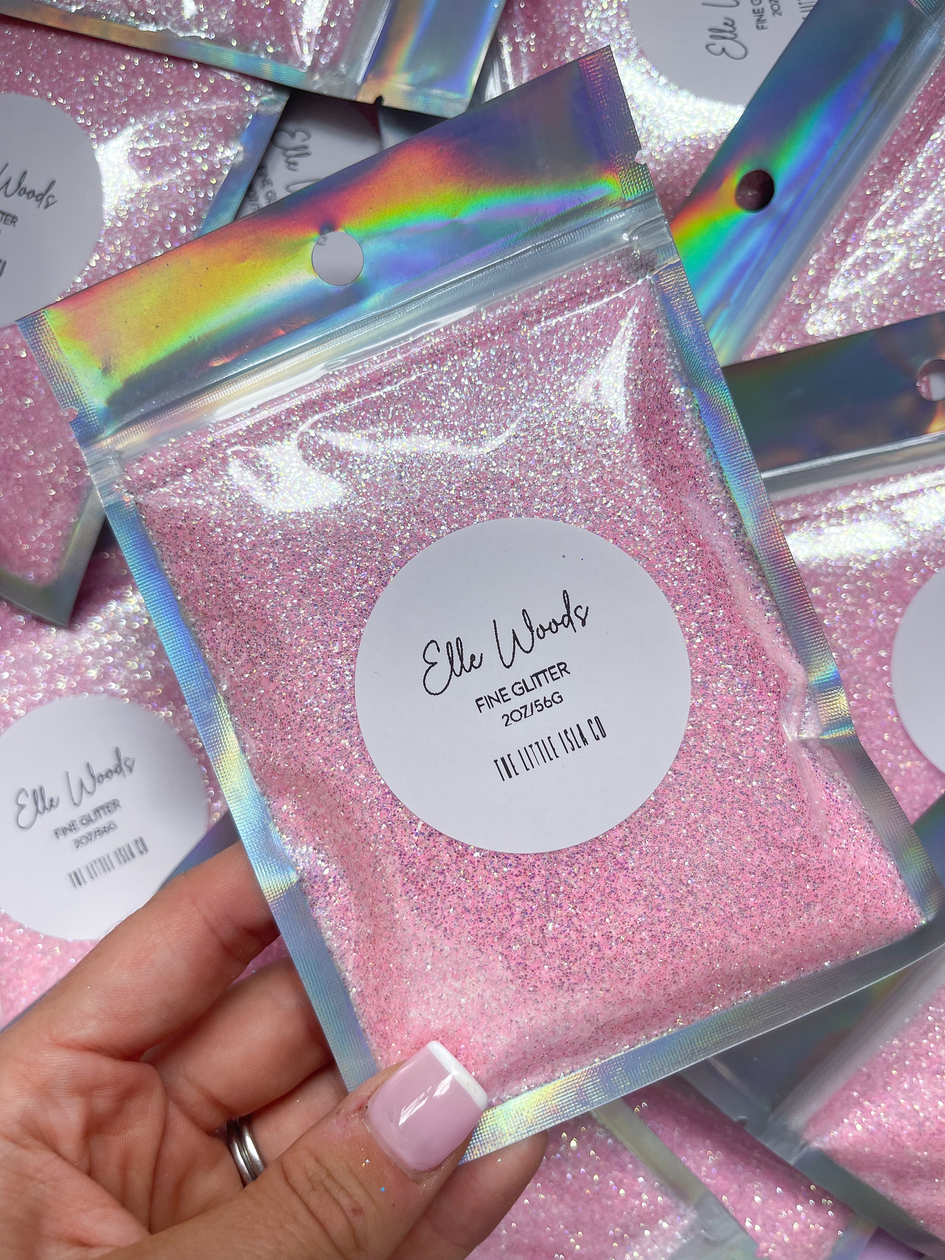 Pastel Rainbow Fine Glitter Bundle - 8x 2oz/56g Packs