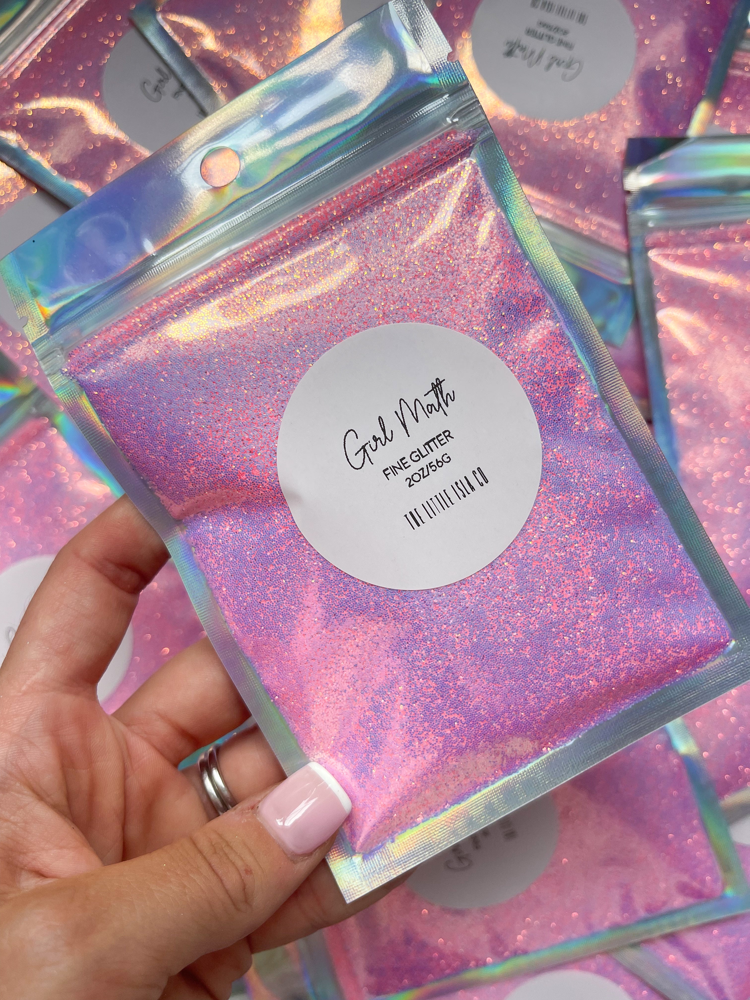 Opalescent Rainbow FINE Glitter Bundle - 12x 2oz/56g Packs
