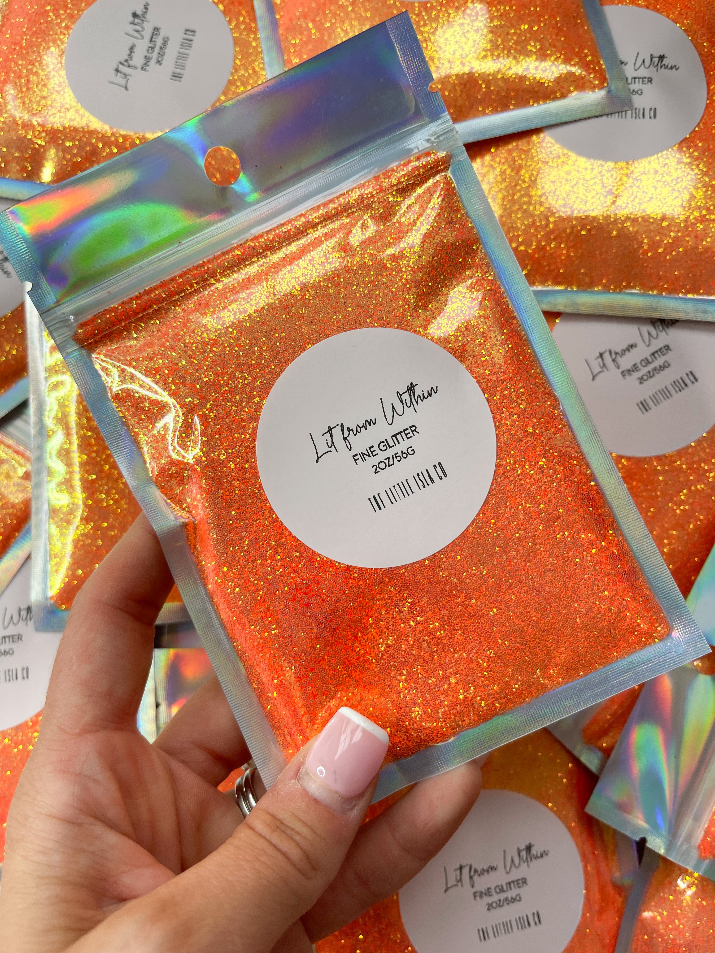 Opalescent Rainbow FINE Glitter Bundle - 12x 2oz/56g Packs