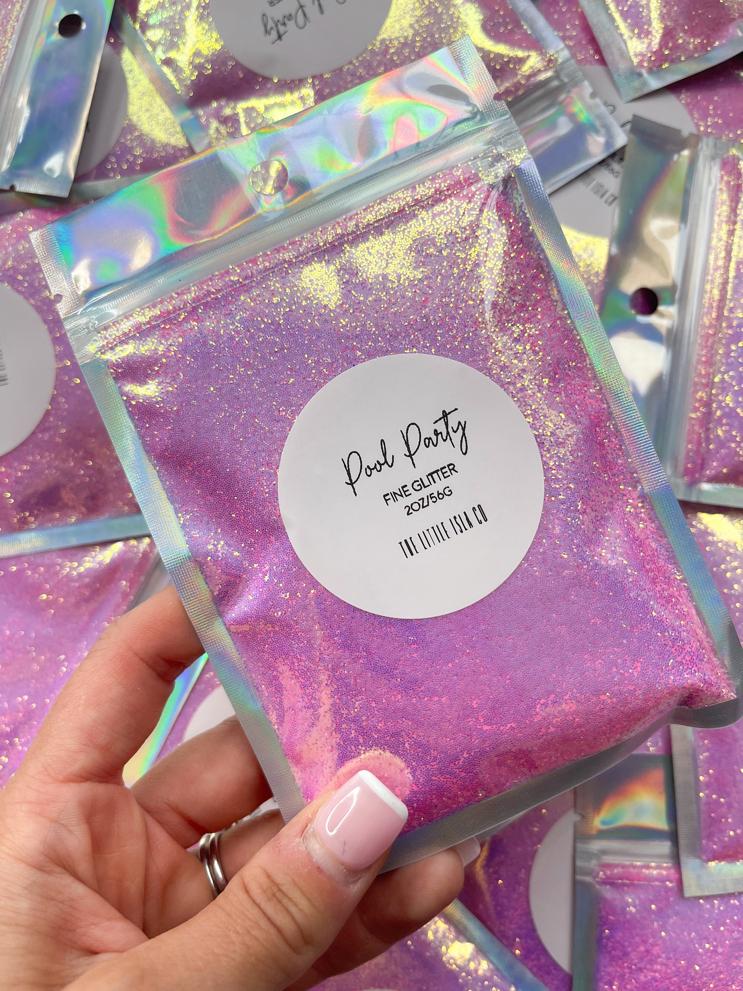 Opalescent Rainbow FINE Glitter Bundle - 12x 2oz/56g Packs