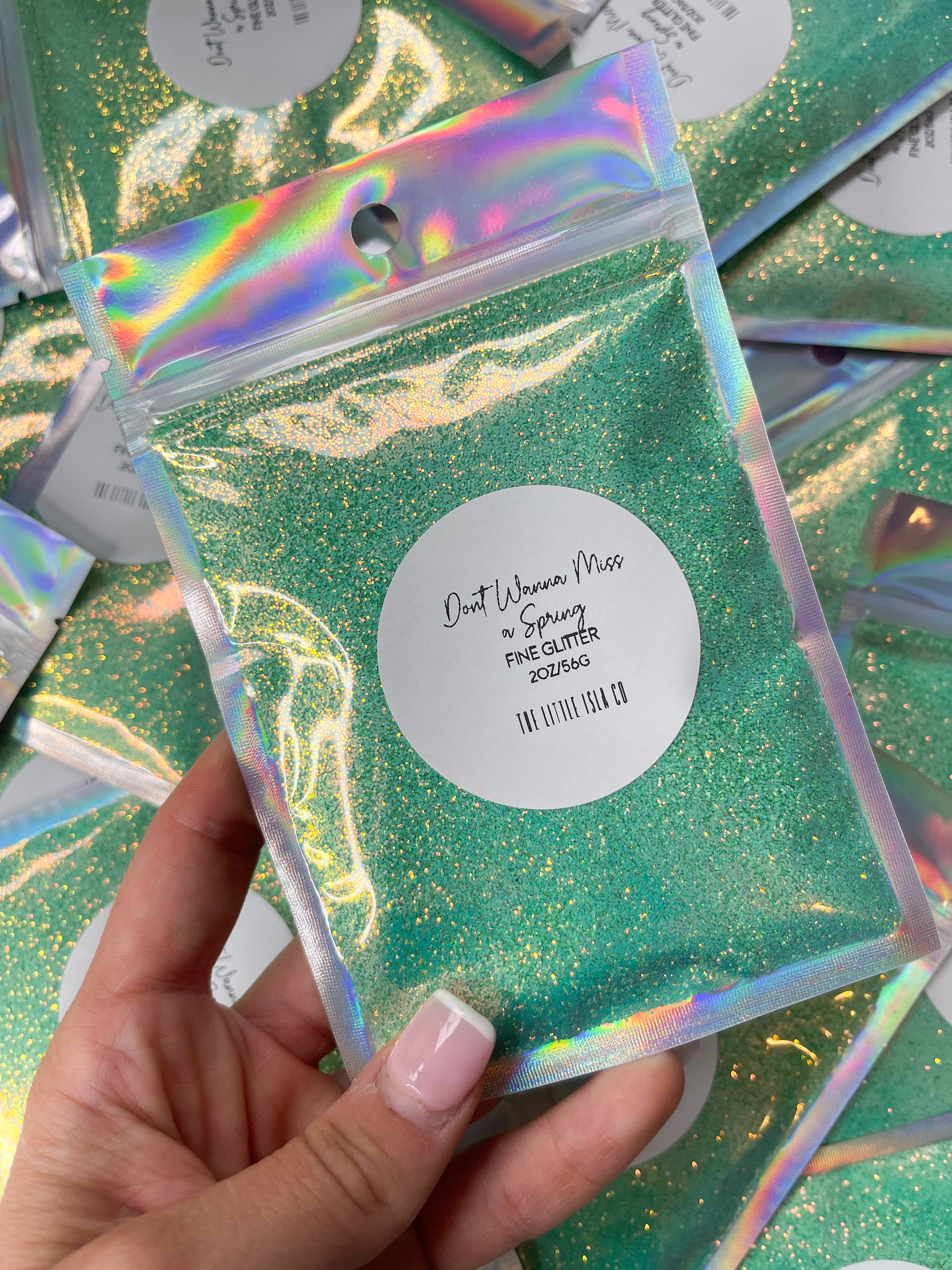 Opalescent Rainbow FINE Glitter Bundle - 12x 2oz/56g Packs