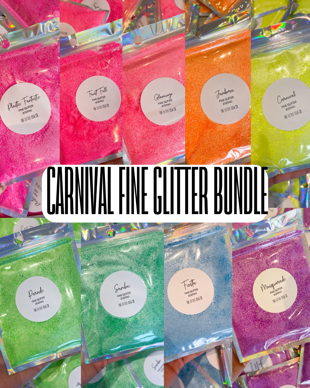 Carnival Series Fine Glitter Bundle - 9x 2oz/56g Packs
