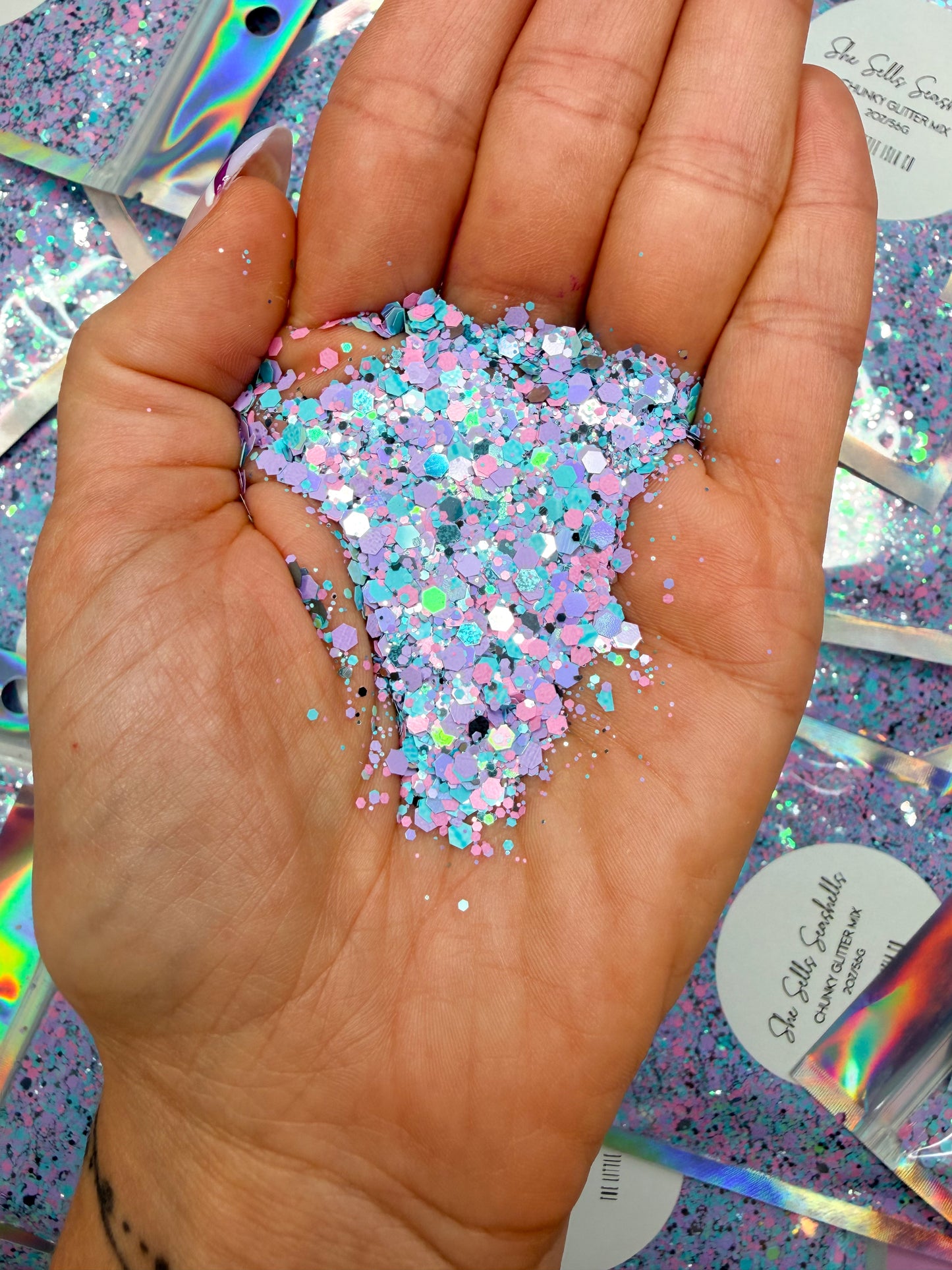 She Sells Seashells - Chunky Glitter Mix - 2oz/56g Pack