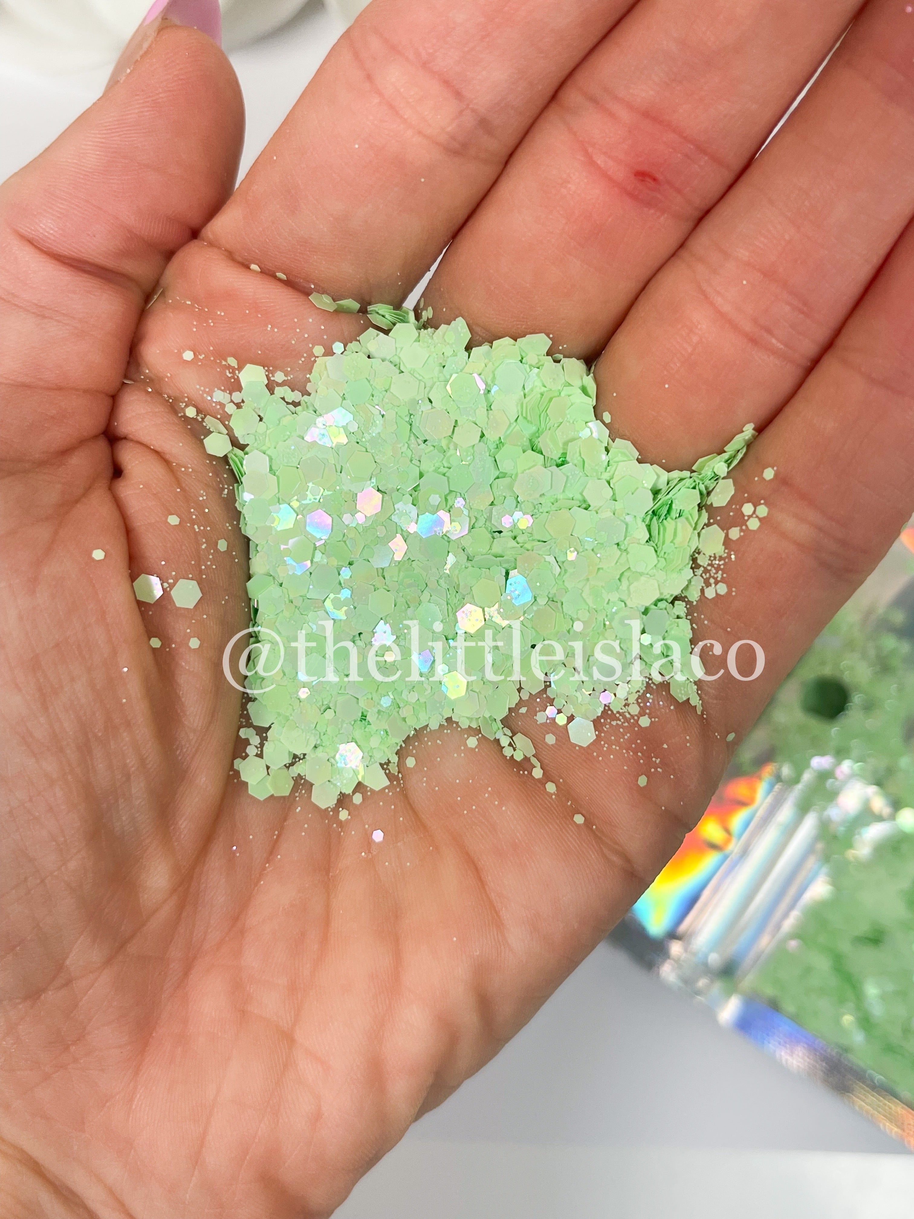 Appletini - Chunky Glitter Mix - 2oz/56g Pack