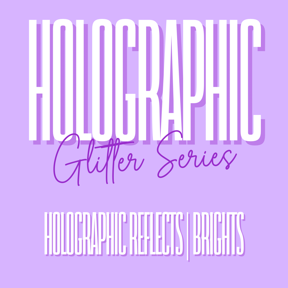 Holographic Glitter Series CHUNKY
