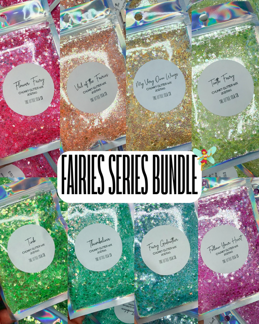 The Fairies Series Chunky Glitter Bundle - 8x 2oz/56g Packs