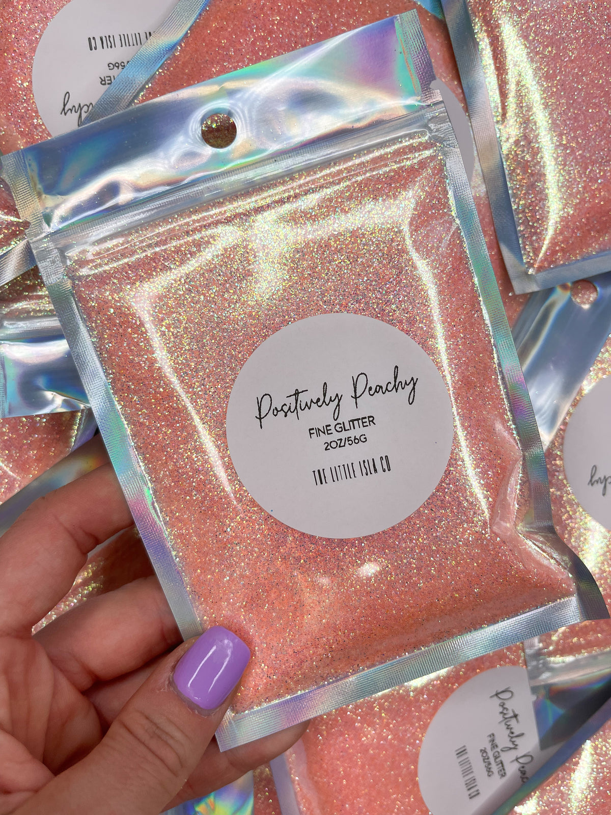 Pastel Rainbow Fine Glitter Bundle - 8x 2oz/56g Packs