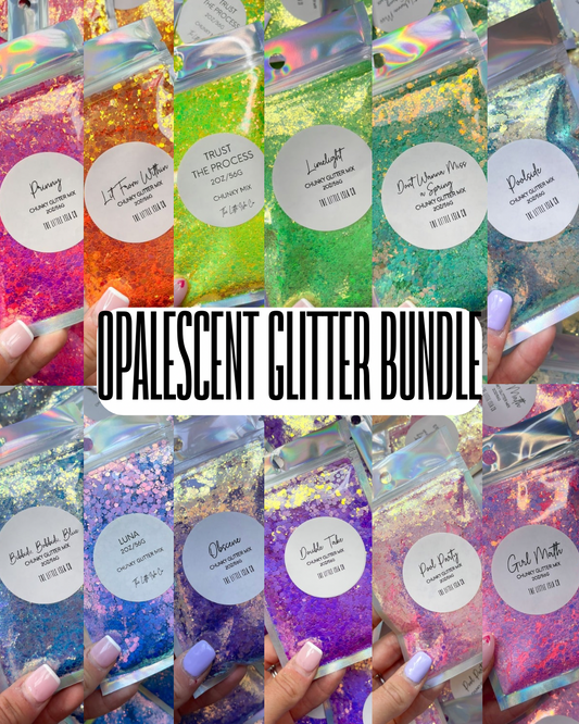 Opalescent Rainbow Glitter Bundle - 11x 2oz/56g Packs