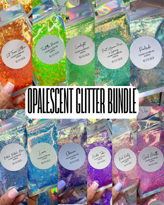 Opalescent Rainbow Glitter Bundle - 11x 2oz/56g Packs