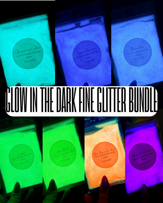 The GLOW Fine Glitter Bundle - 7x 2oz/56g Packs