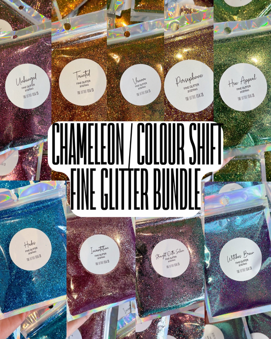 Chameleon Colour Shift Fine Glitter Bundle - 9x 2oz/56g Packs