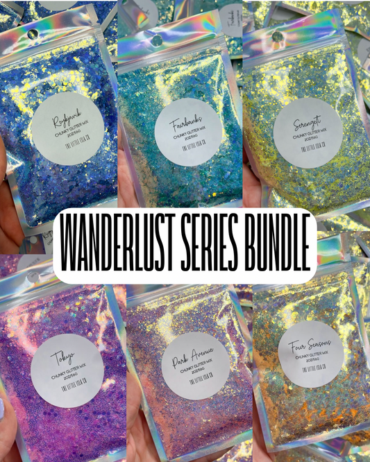 Wanderlust Series Glitter Bundle - 6x 2oz/56g Pack
