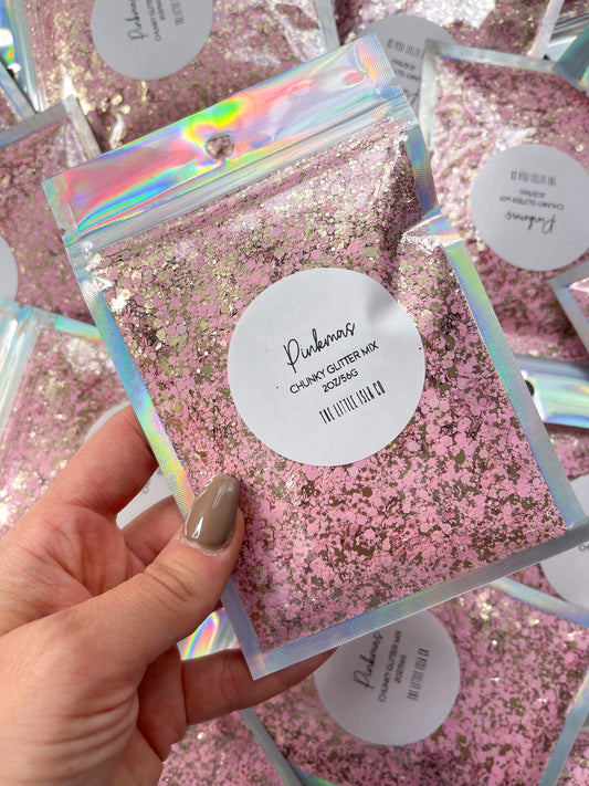 Pinkmas - Chunky Glitter Mix - 2oz/56g Pack