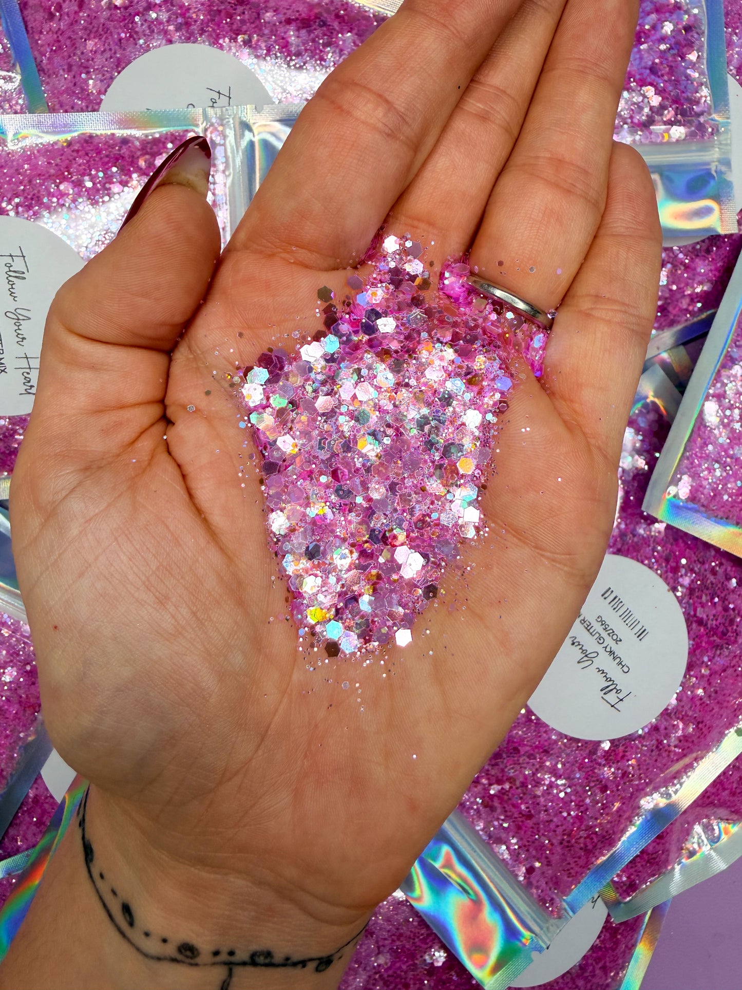 Follow Your Heart - Chunky Glitter Mix - 2oz/56g Pack