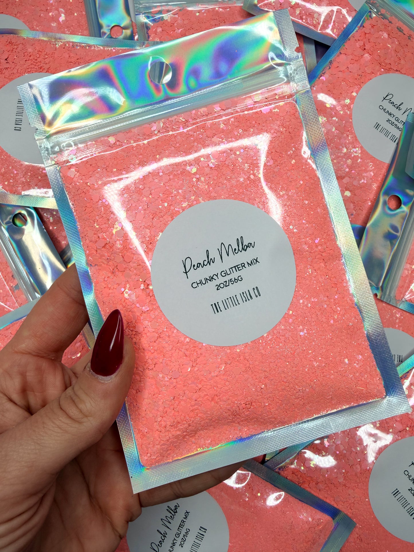 Peach Melba - Chunky Glitter Mix - 2oz/56g Pack