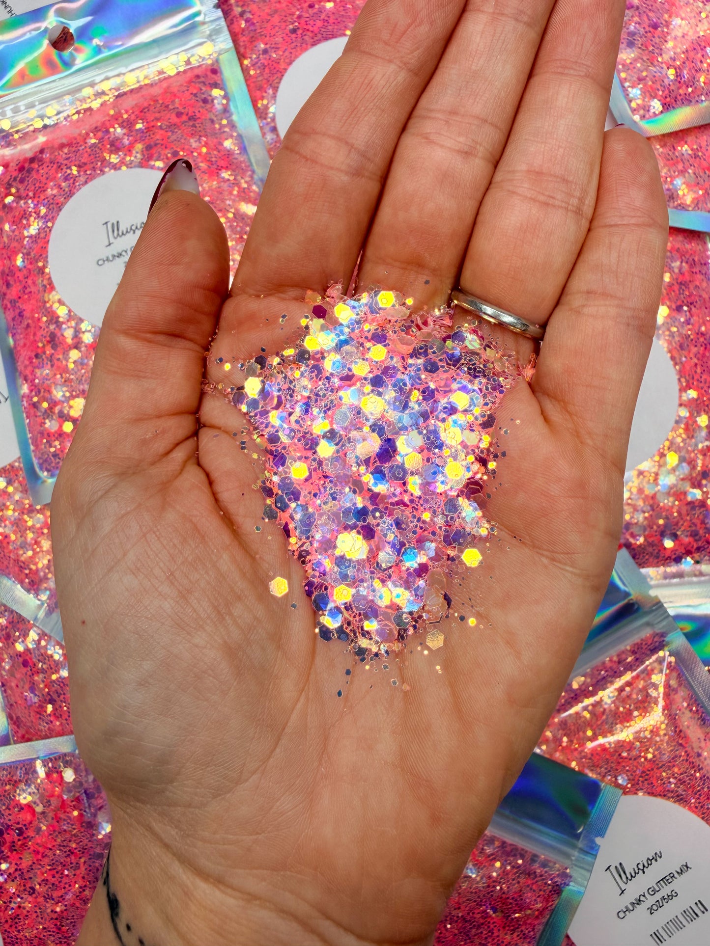 Illusion - Chunky Glitter Mix - 2oz/56g Pack