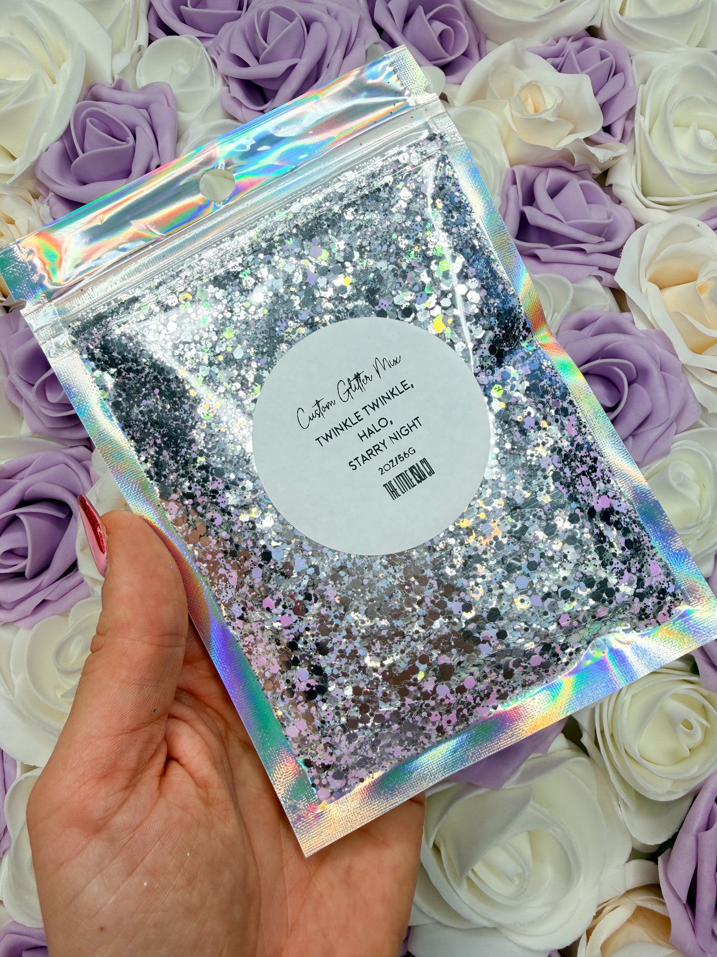 Lady in Silver - Chunky Glitter Mix - 2oz/56g Pack