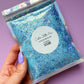 AS SEEN ON TIK TOK: Custom Blue Glitter Mix - Chunky Glitter Mix - 2oz/56g Pack