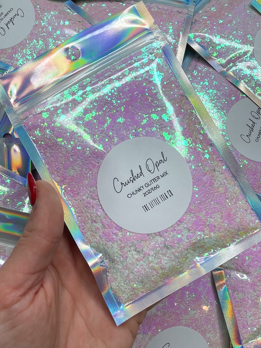 Crushed Opal - Chunky Glitter Mix - 2oz/56g Pack