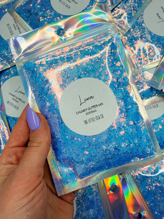 Luna - Chunky Glitter Mix - 2oz/56g Pack