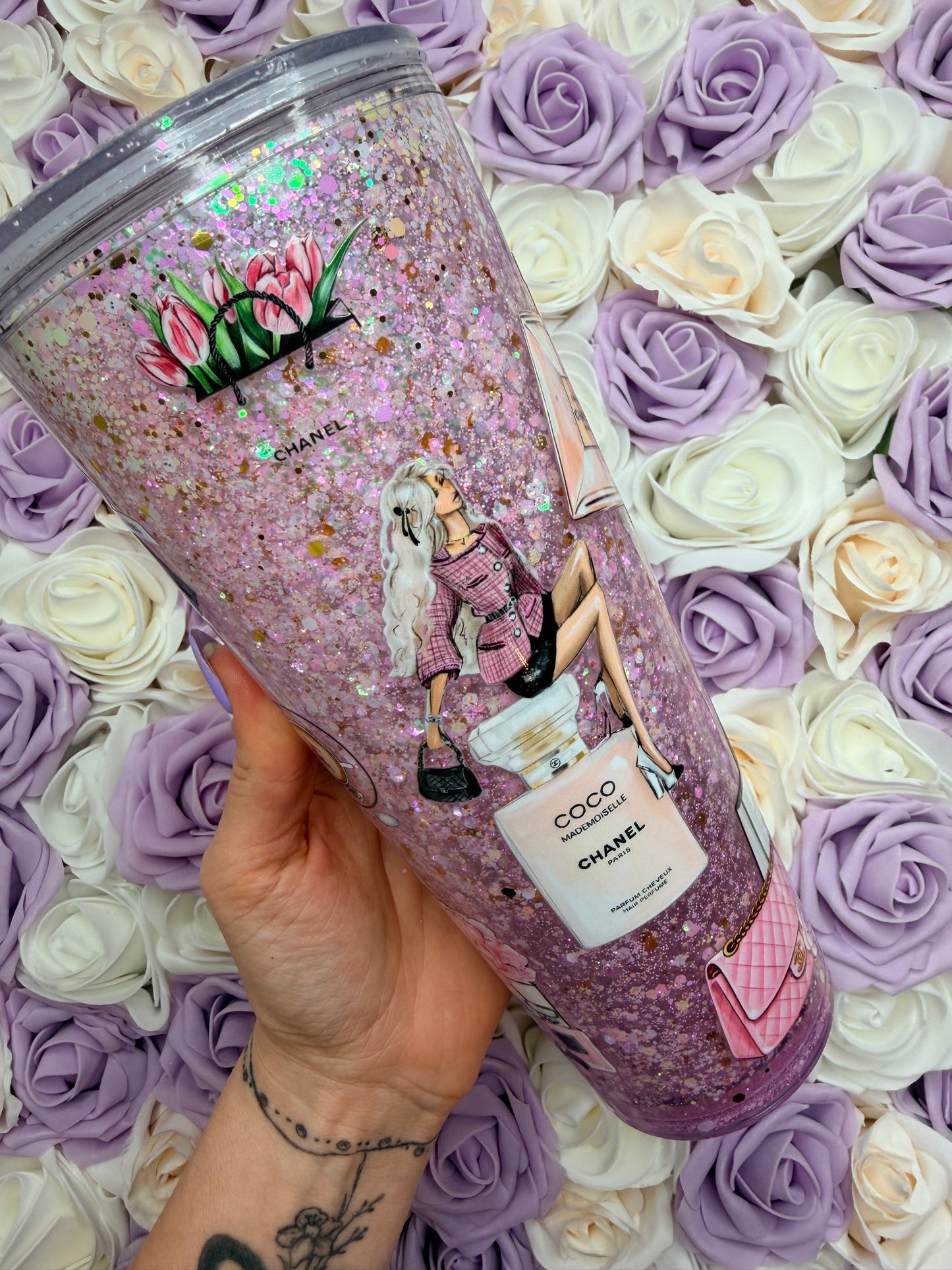 Inspired 24oz Snowglobe Tumbler