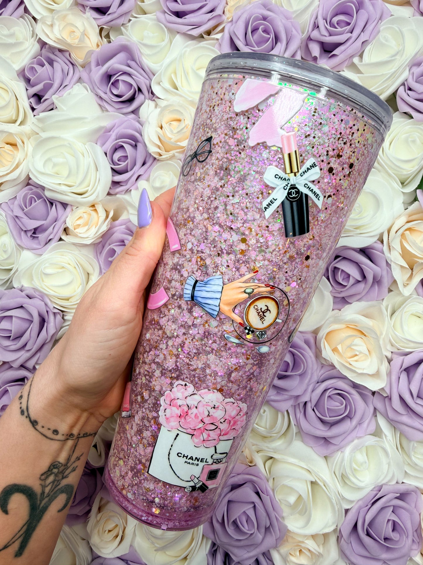 Inspired 24oz Snowglobe Tumbler