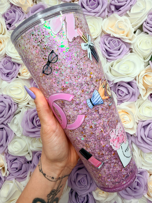 Inspired 24oz Snowglobe Tumbler