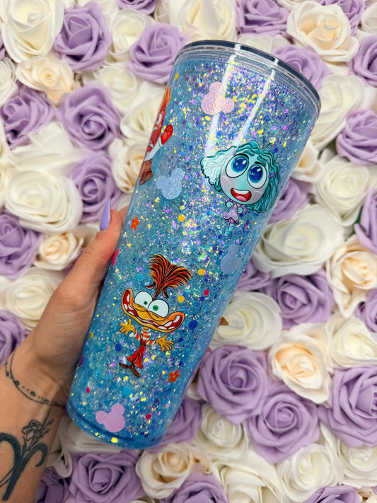 Emotions 24oz Snowglobe Tumbler