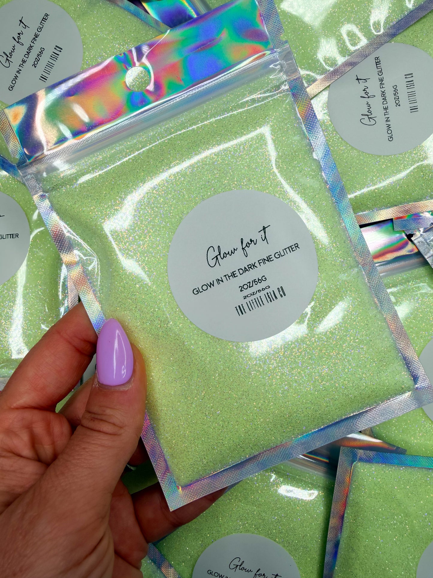 Glow for it - GLOW Fine Glitter - 2oz/56g Pack