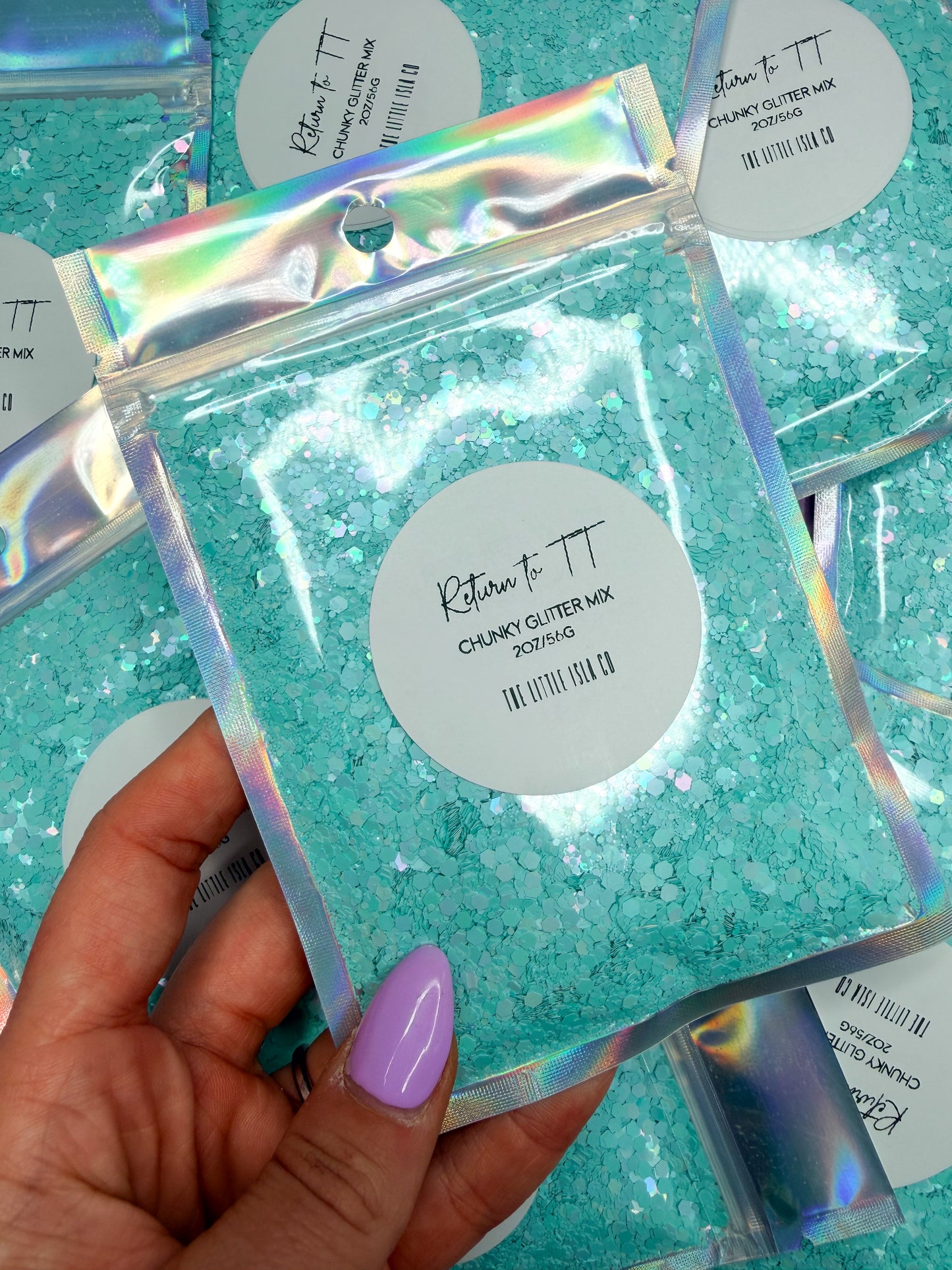 Soft Pastels Series Chunky Glitter Bundle - 6x 2oz/56g Packs