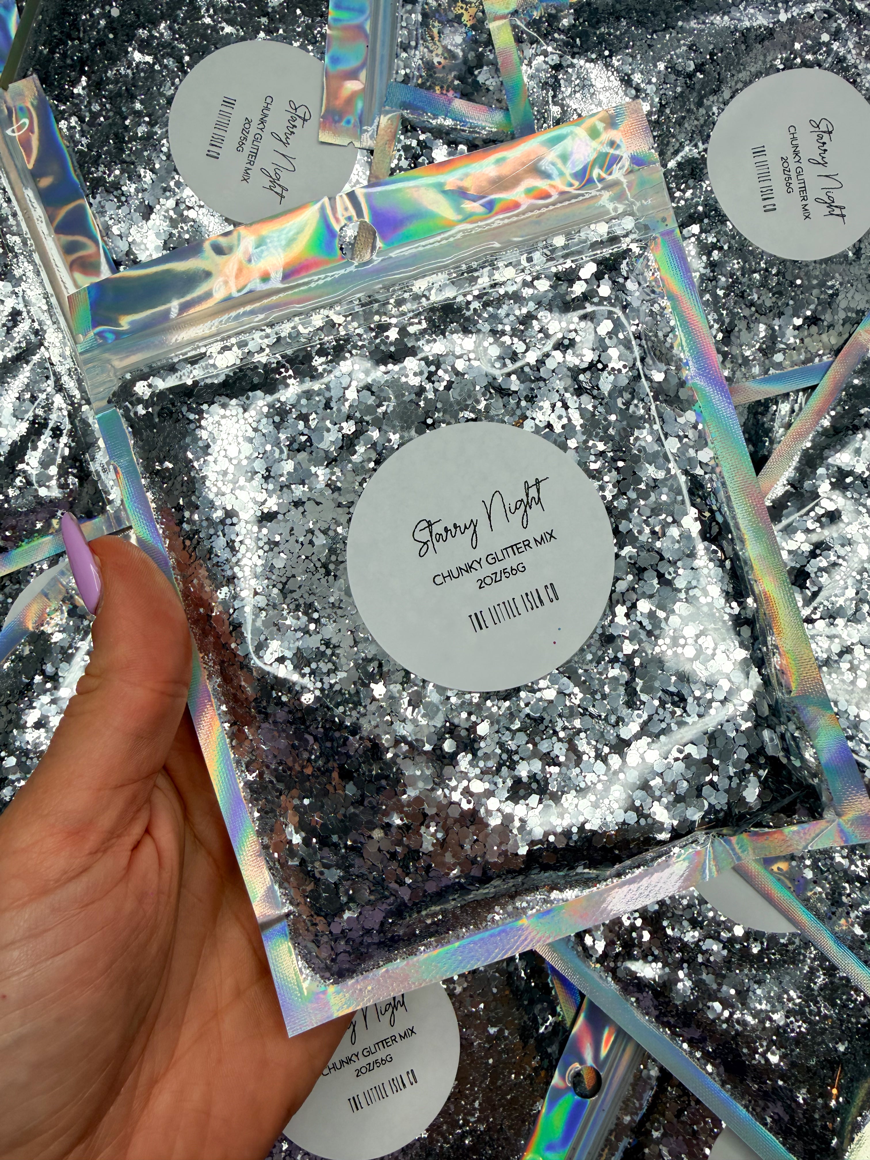 Starry Night - Chunky Glitter Mix - 2oz/56g Pack – The Little Isla Co
