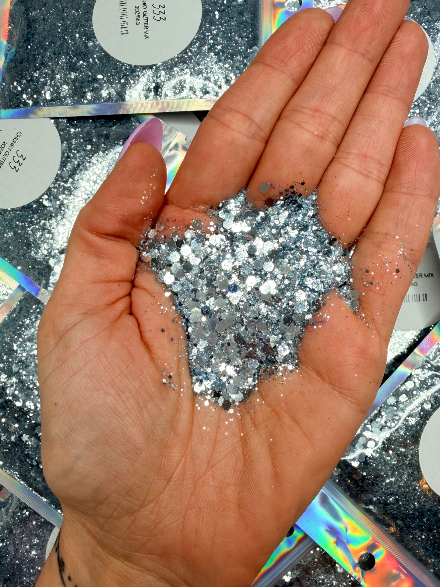 333 - Chunky Glitter Mix - 2oz/56g Pack