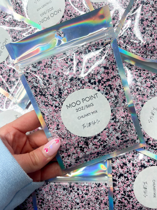 Moo Point - Chunky Glitter Mix - 2oz/56g Pack