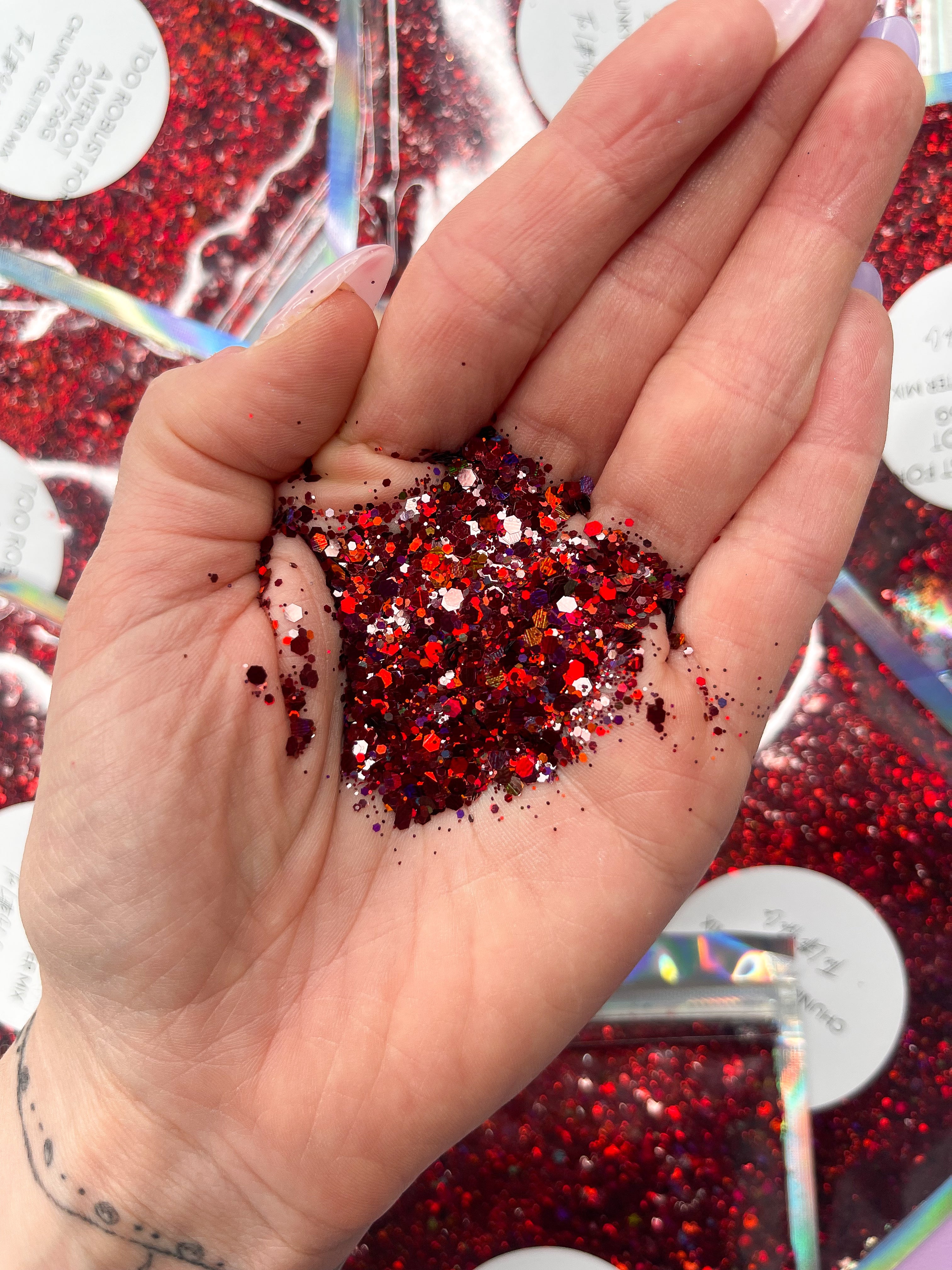Too Robust for a Merlot -Chunky Glitter Mix - 2oz/56g Pack