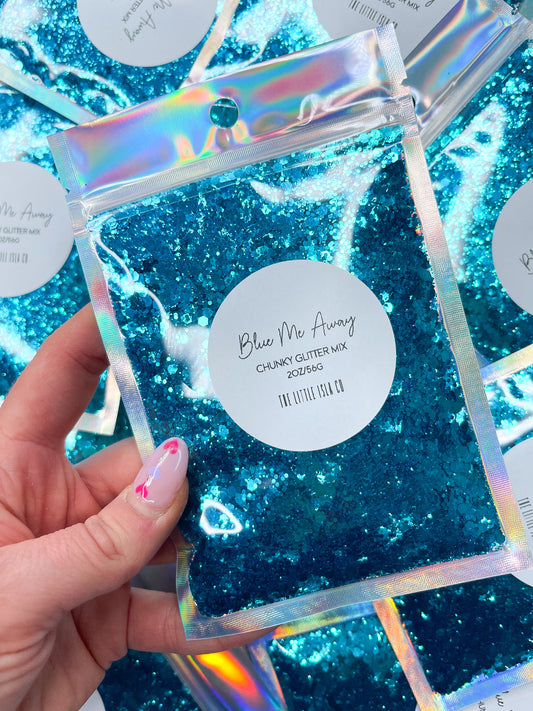Blue Me Away - Chunky Glitter Mix - 2oz/56g Pack