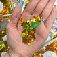 Bumble Bee Glitter Shapes - Holographic Gold - 1oz/28g Pack