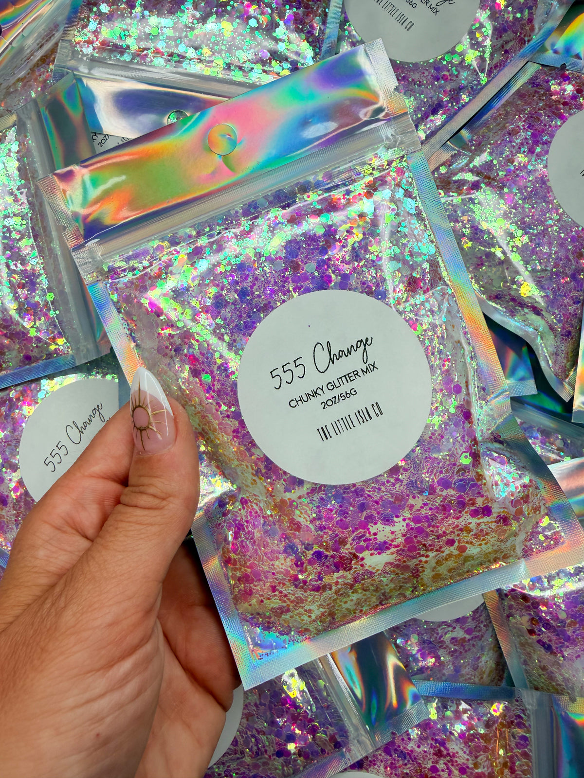 555 Change - Chunky Glitter Mix - 2oz/56g Pack