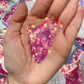 Heart First - 3mm Heart Glitter Shapes 1oz/28g Pack