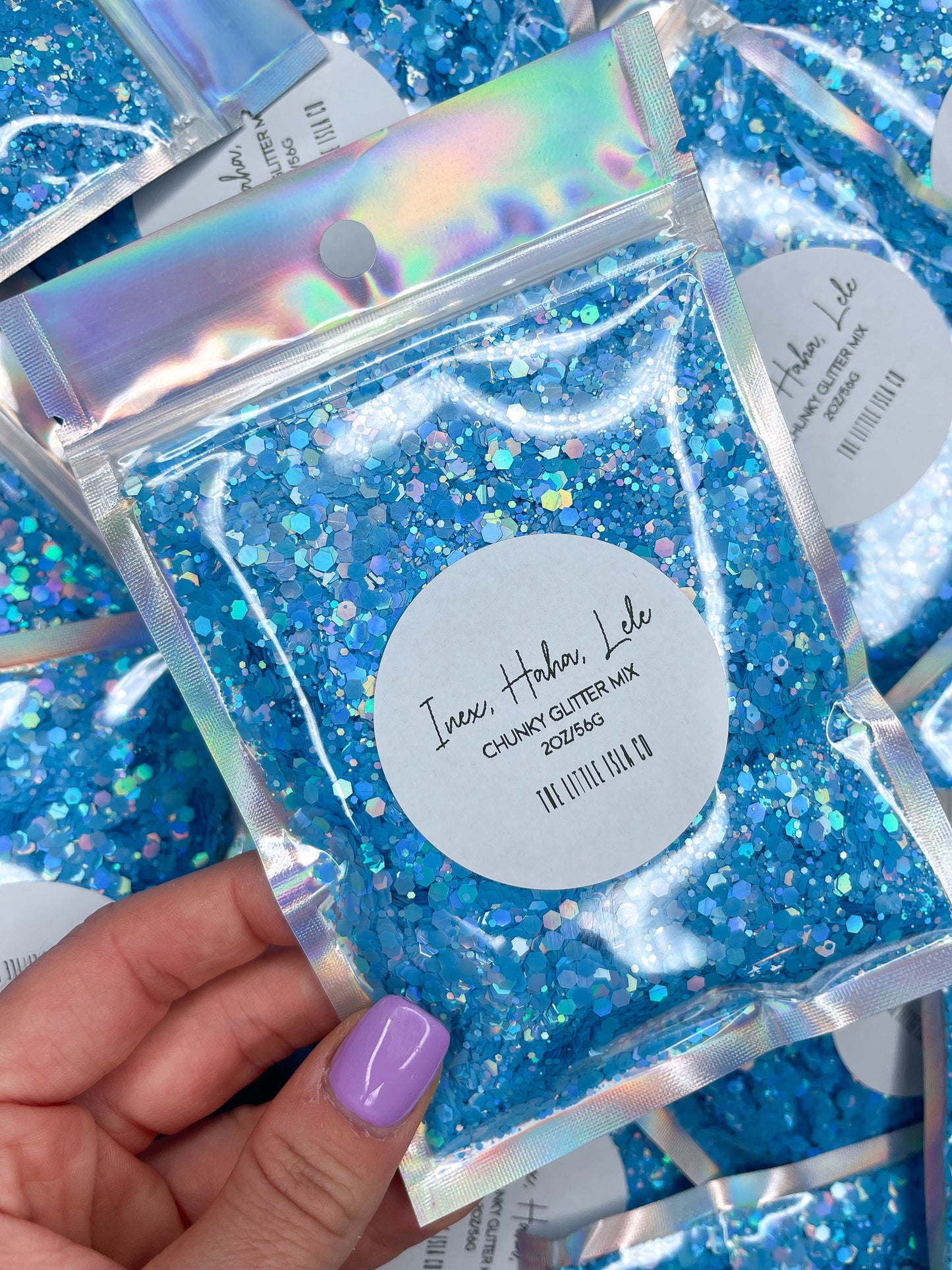 INEX, HAHA, LELE - Chunky Glitter Mix - 2oz/56g Pack