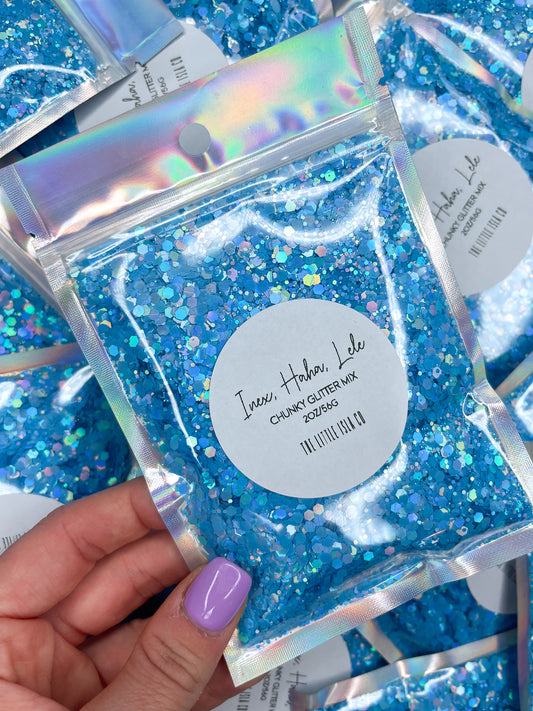 INEX, HAHA, LELE - Chunky Glitter Mix - 2oz/56g Pack